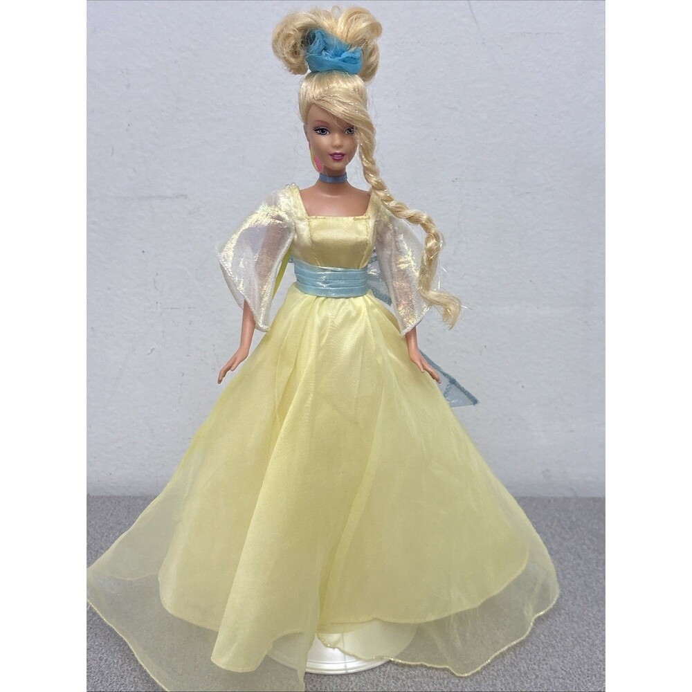 Disney 1999 Sparkle Princess Cinderella Barbie Doll Mattel , Redressed